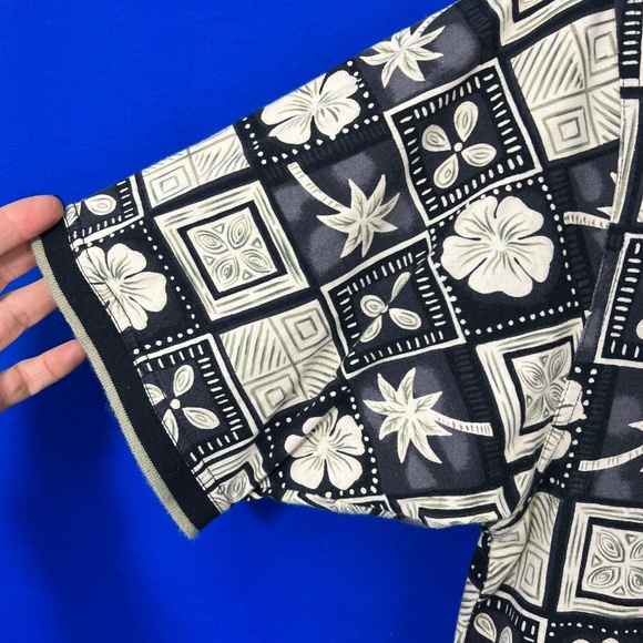 VINTAGE |•CONSENSUS•| Vtg Floral Abstract Shirt Size Large - Picture 3 of 6